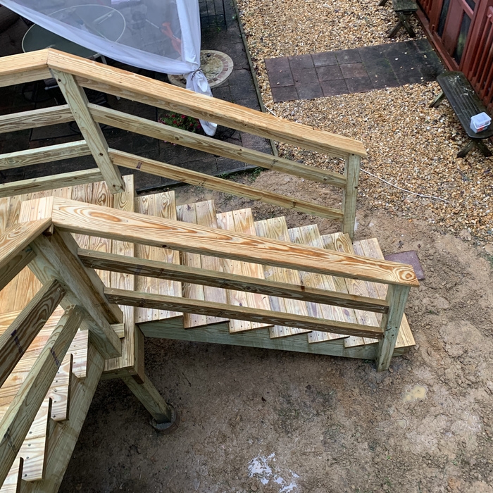 Deck stairs