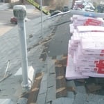 Shingles tear off and material