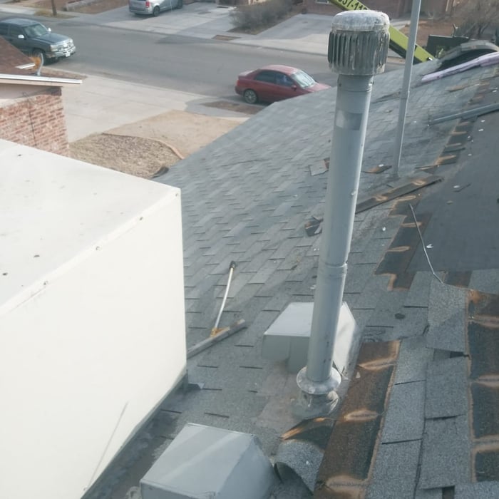 Shingles tear off