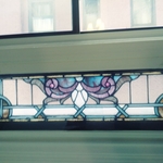 Stair transom before