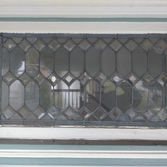 Front porch transom before