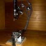 Installed foot pedal