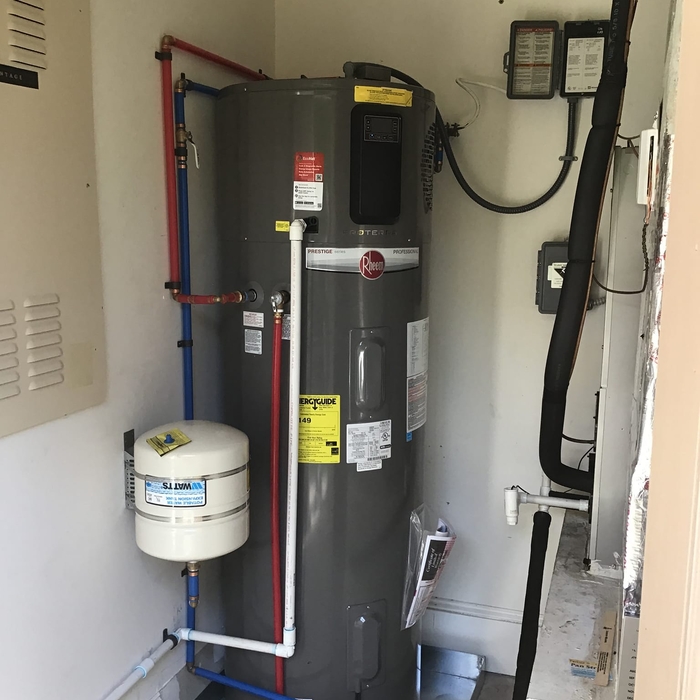 80 Gallon Water Heater Install