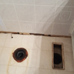 Before Toliet Install
