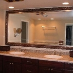 Custom Mirror & Cabinets