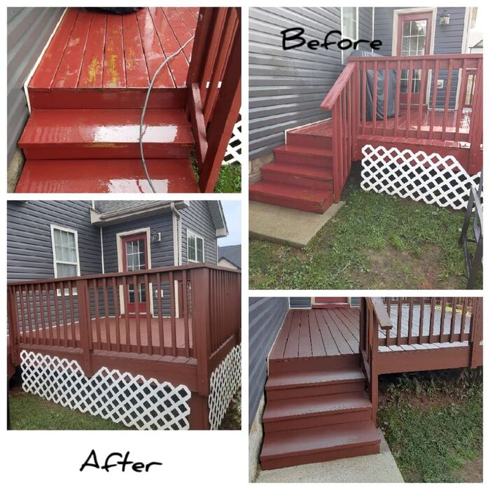 Stain deck