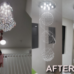 Chandelier Install