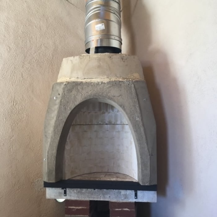 Pipe and firebox