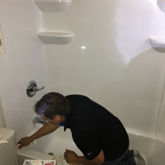 New bathroom installation