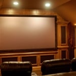 120" Screen and BUiltin Speakers