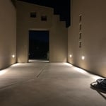 Entryway lighting.
