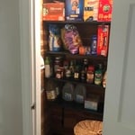 pantry-added new shelves and orgainized items