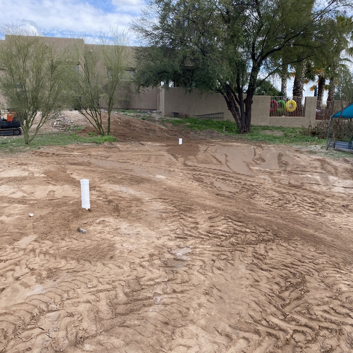 Final Grade After Backfill Looking East