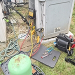 Charging the AC with R22