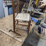 Chair weaving
