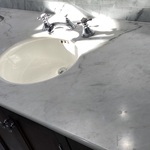 Restoration marble vanity
