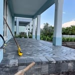 9” riser patio