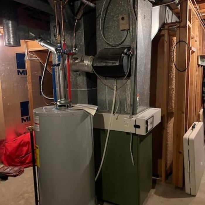 Before new furnace install