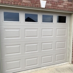 Classic short panel door with windows
