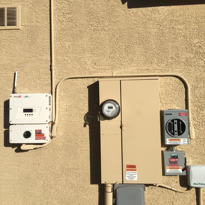 Residential solar electrical equipment