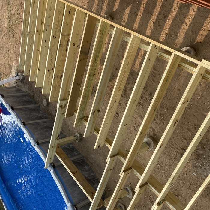 Pool Deck Framing