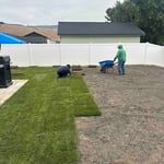 Installation of new grass/turf