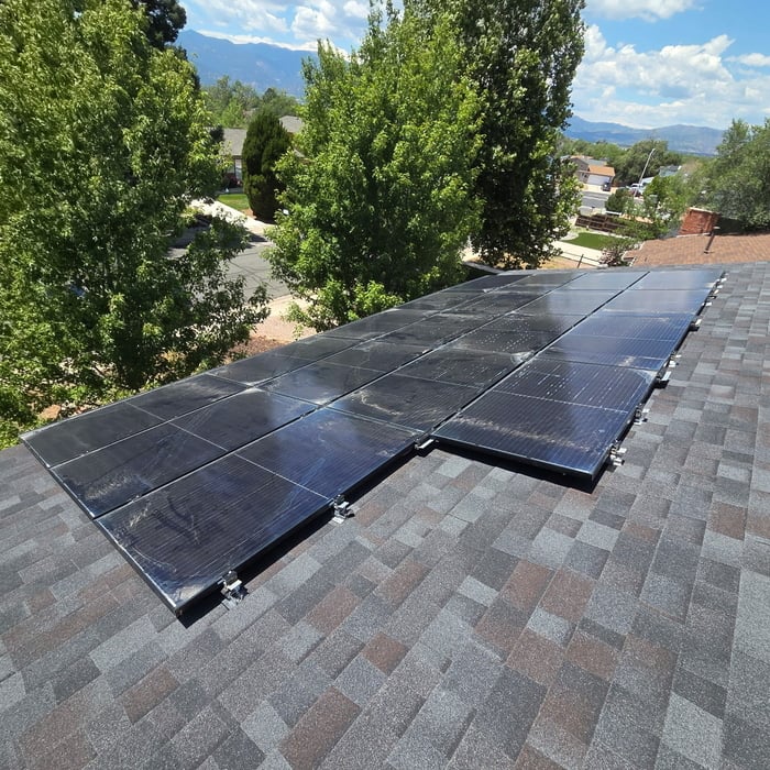 Reroof and gutters
