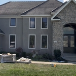 Stucco and Stone installation
