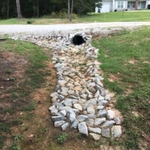 granite lined ditch