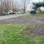 Turn around with sidewalk