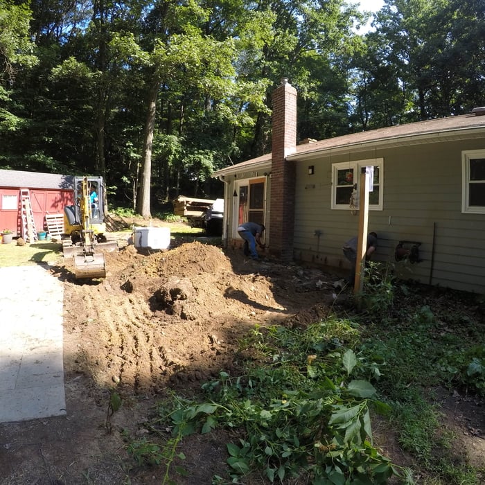 Patio in Newtown CT