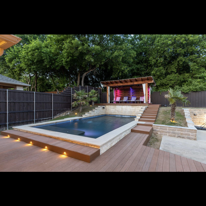 cabana+pool+land scaping