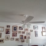 Replaced Ceiling Fan