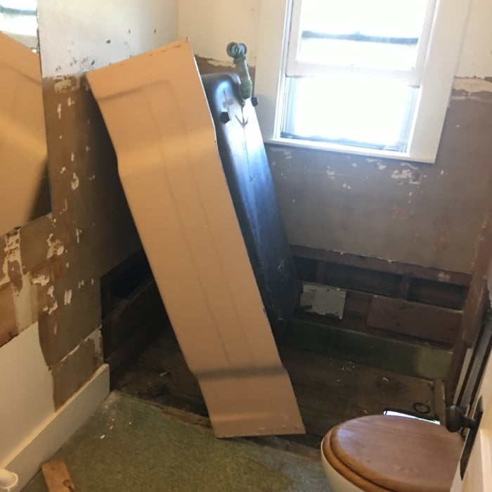 Tub removal