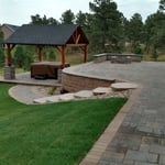 Backyard patio