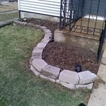 landscape wall install