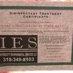 Pines road certificate