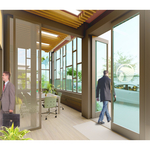 Lobby and conference room