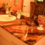 Bathroom counter top