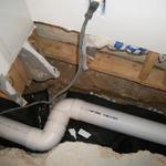 PVC pipe installation
