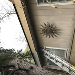 rotten/ repaired fascia board