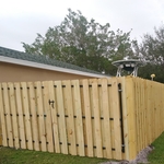 Wood Fence - Dual Gate
