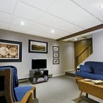 White Ceiling - Basement