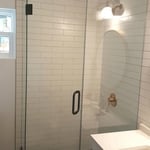 1135 frameless shower