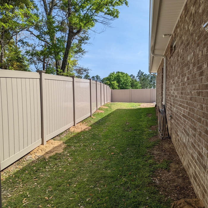 Vinyl fence