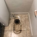 Old toilet gone