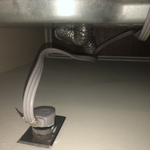 New dryer cord installed as well as dryer vent.