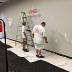 Exterior paint job