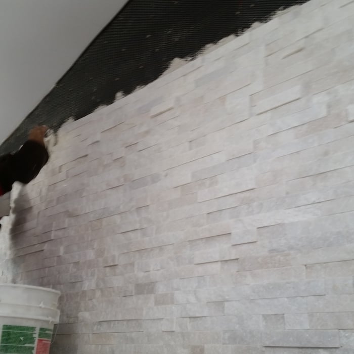 LIVING/DINING/KITCHEN IN PROGRESS