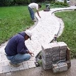 Installing a paver walk